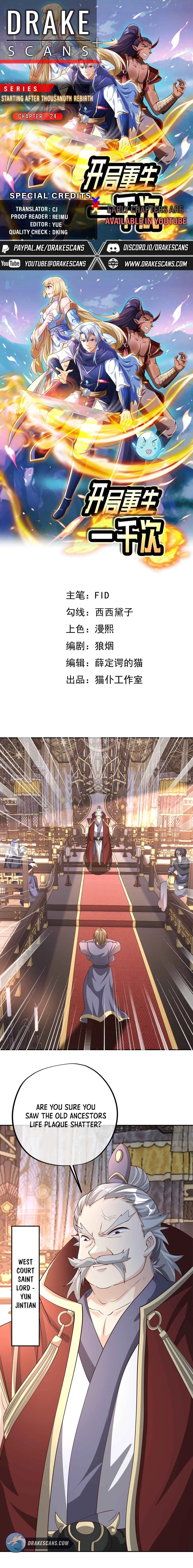 Starting After Thousandth Rebirth Chapter 24 – Page 1