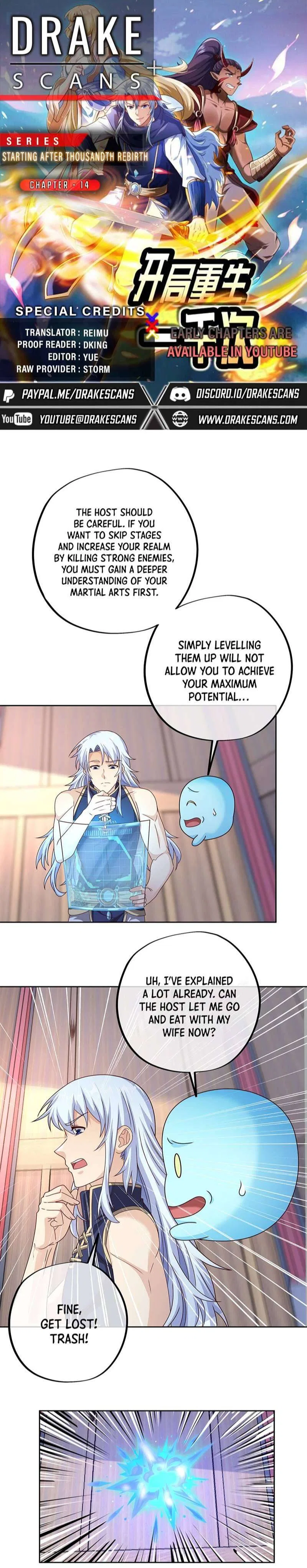 Starting After Thousandth Rebirth Chapter 14 – Page 1