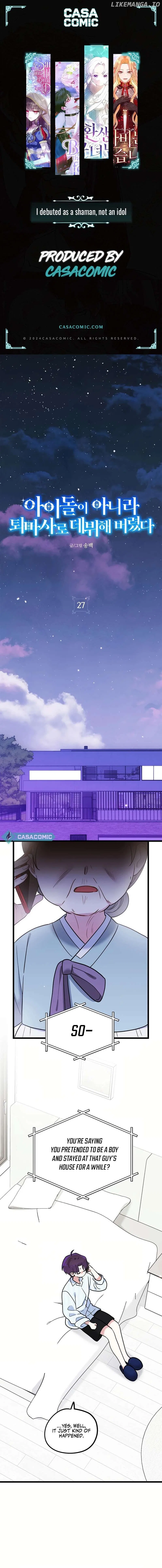 I Debuted as an Exorcist, Not an Idol Chapter 27 – Page 1
