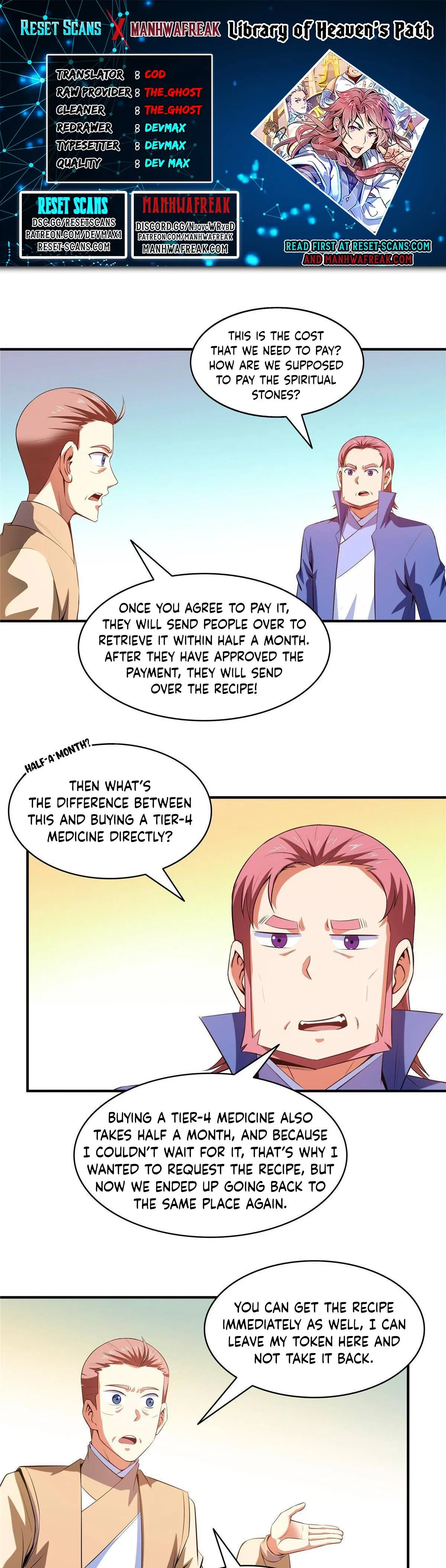 Library of Heaven’s Path Chapter 209 – Page 1