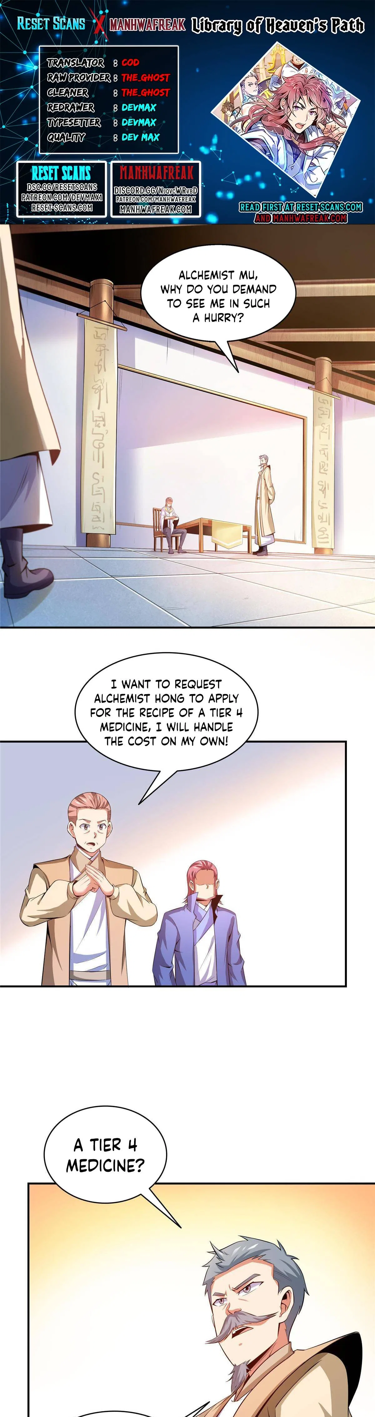 Library of Heaven’s Path Chapter 208 – Page 1