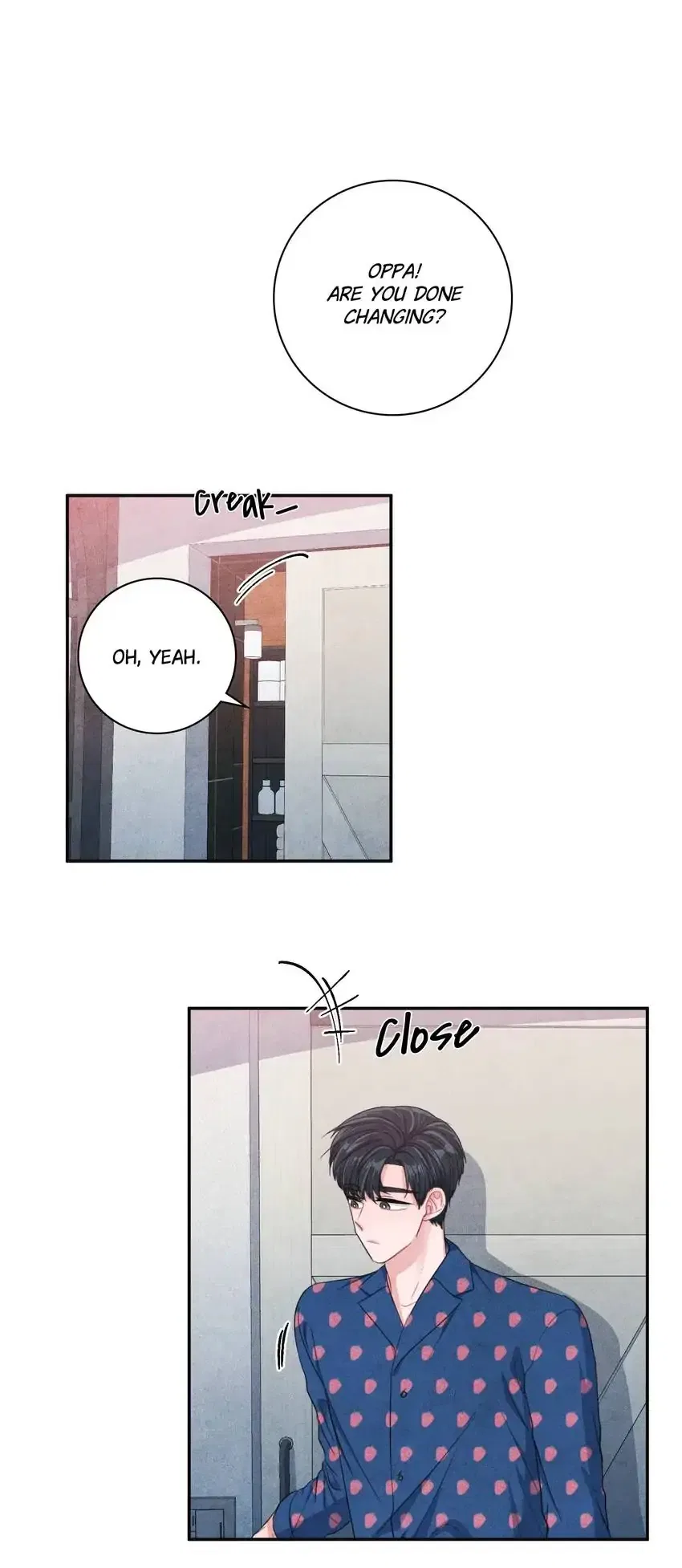 Backstage Kiss Scene Chapter 47 – Page 1