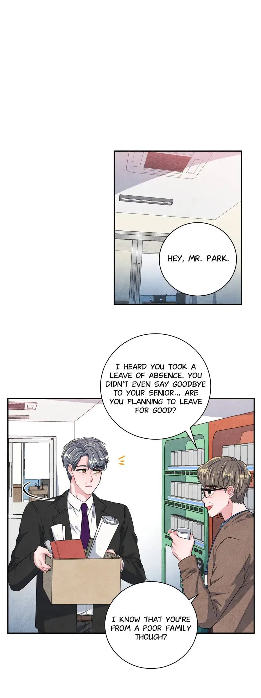 Backstage Kiss Scene Chapter 39 – Page 1