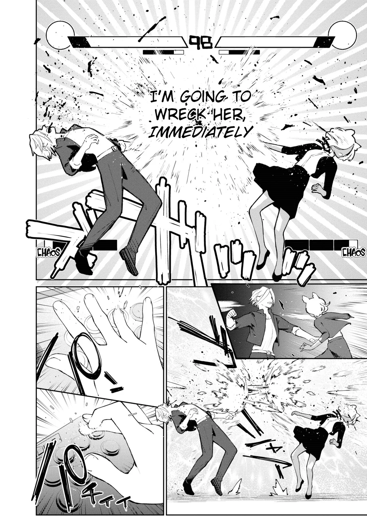 Anime – Young Ladies Don’t Play Fighting Games Chapter 3 – Page 8