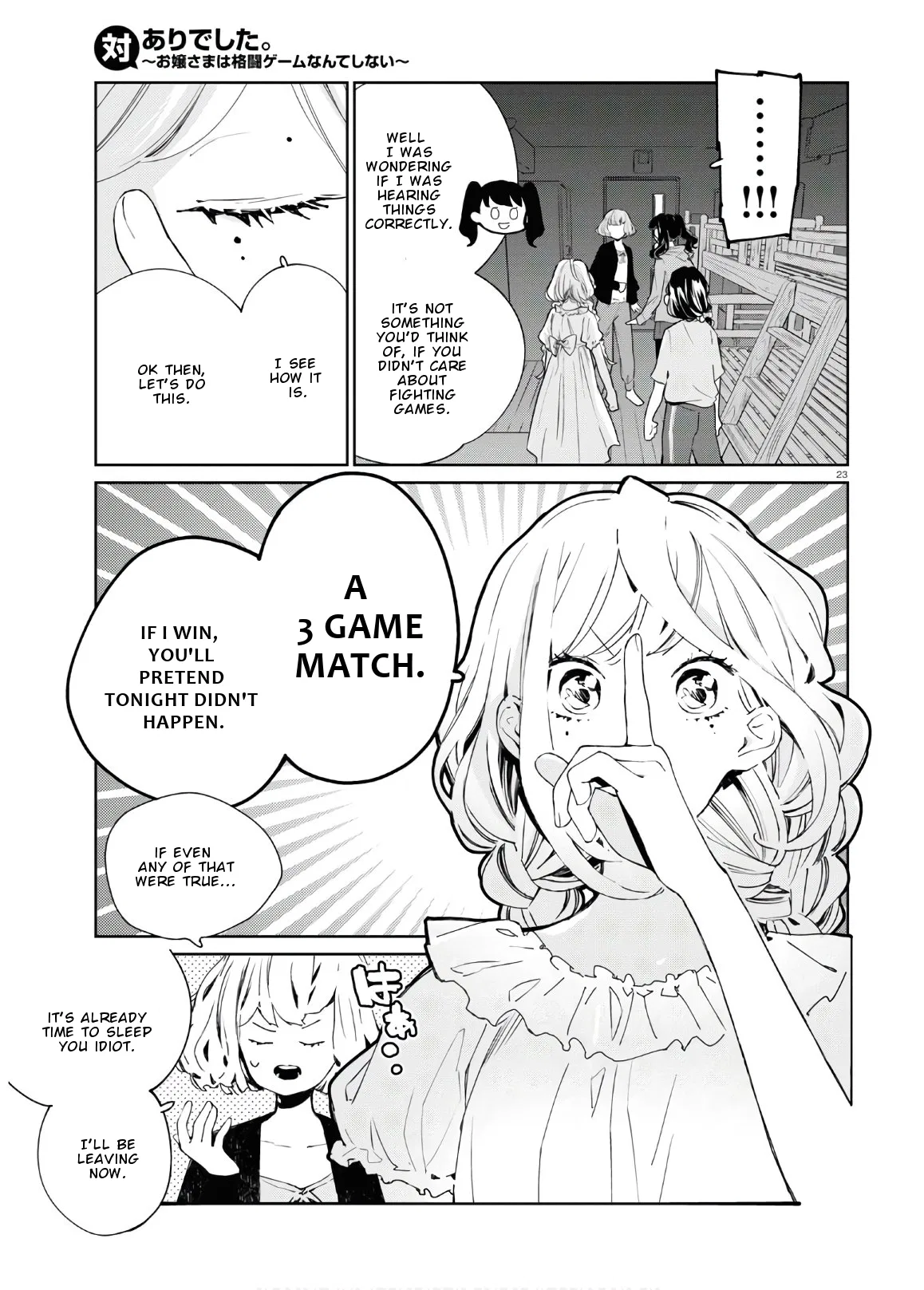 Anime – Young Ladies Don’t Play Fighting Games Chapter 6 – Page 24
