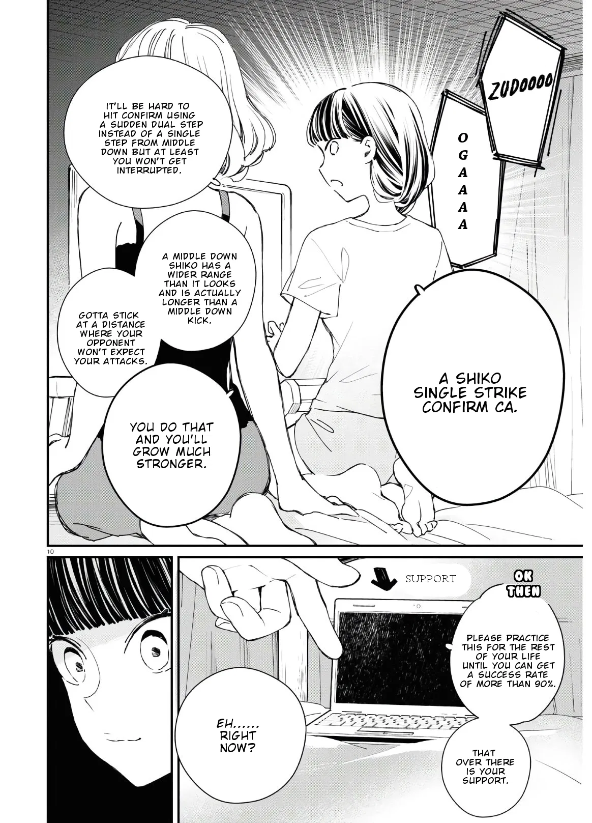 Anime – Young Ladies Don’t Play Fighting Games Chapter 7 – Page 11
