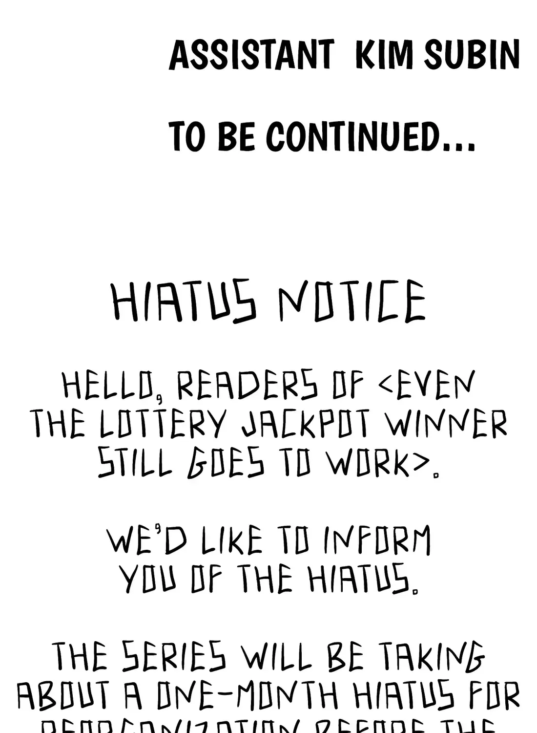 Even the Lottery Jackpot Winner Still Goes to Work Chapter 90 – Page 287