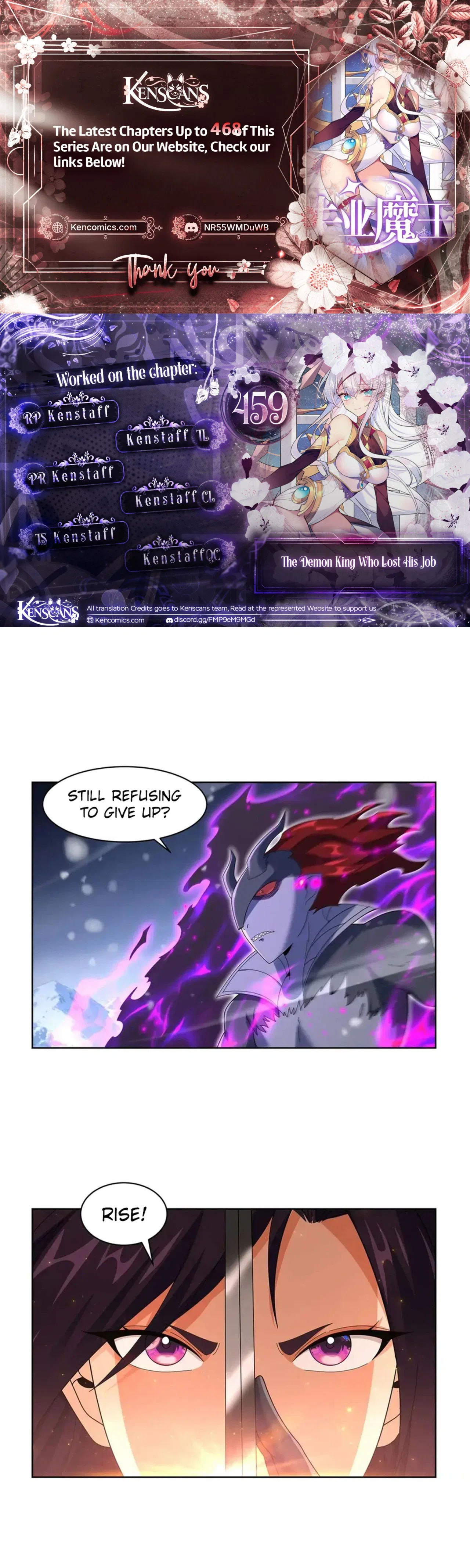 The Demon King Who Lost His Job Chapter 459 – Page 1