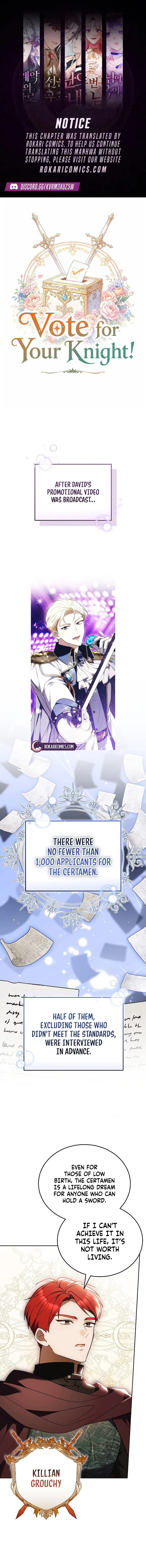 Vote for Your Knight! Chapter 4 – Page 1