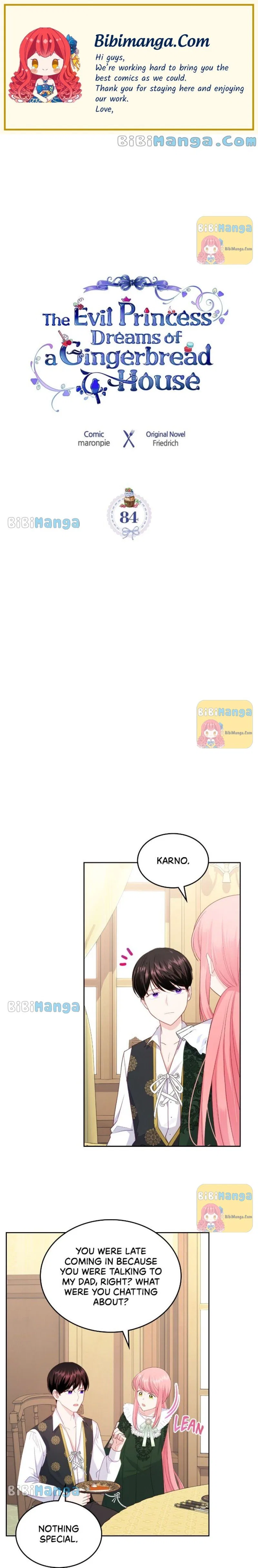 The Villainous Princess Wants to Live in a Gingerbread House Chapter 84 – Page 1