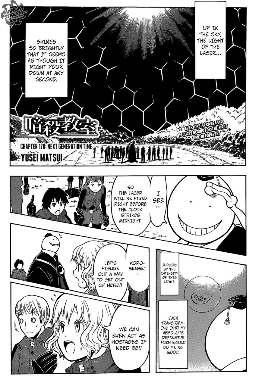 Ansatsu Kyoushitsu Manga Chapter 170 – Page 1