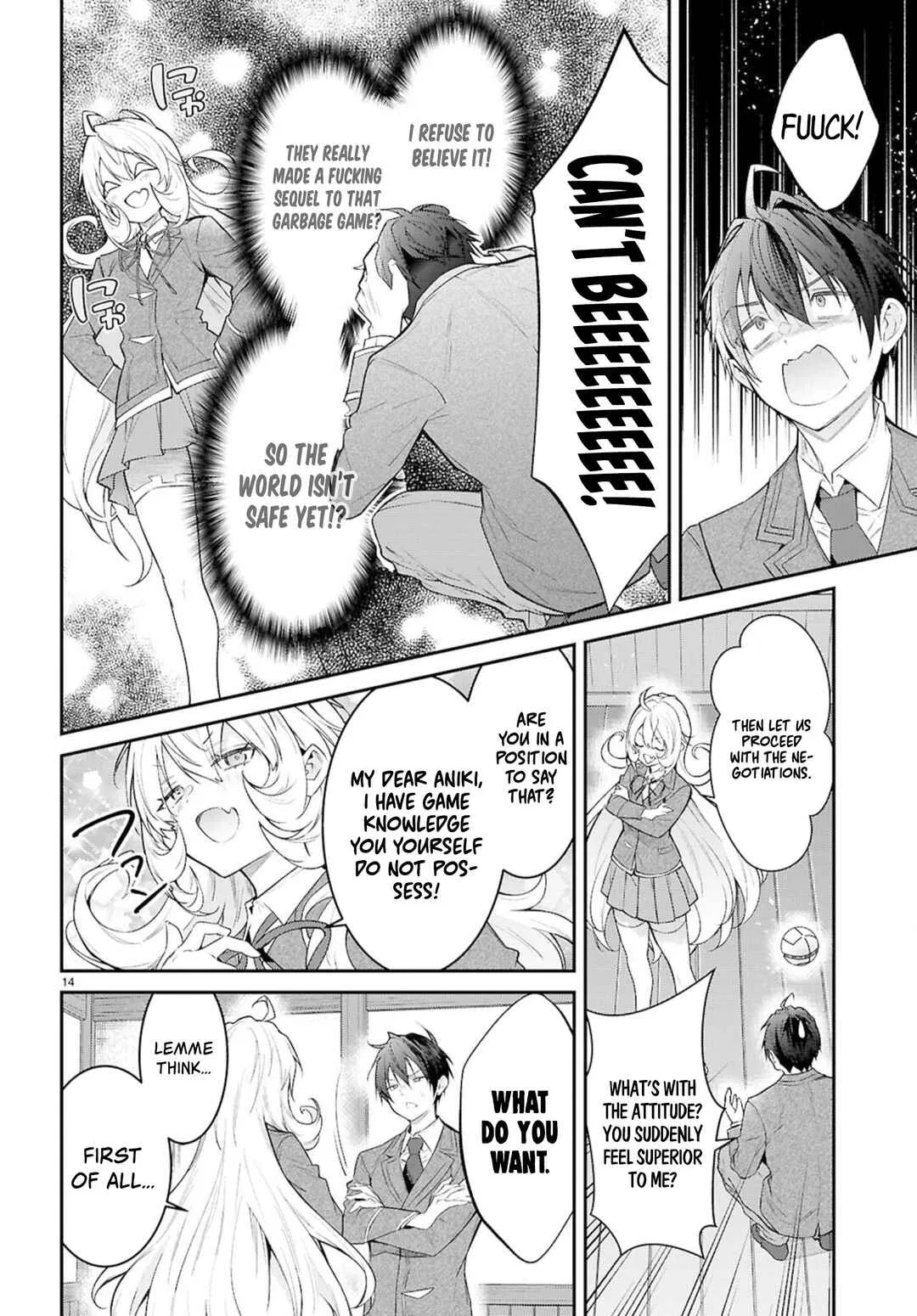 Otomege Sekai wa Mob ni Kibishii Sekai desu Chapter 67 – Page 14