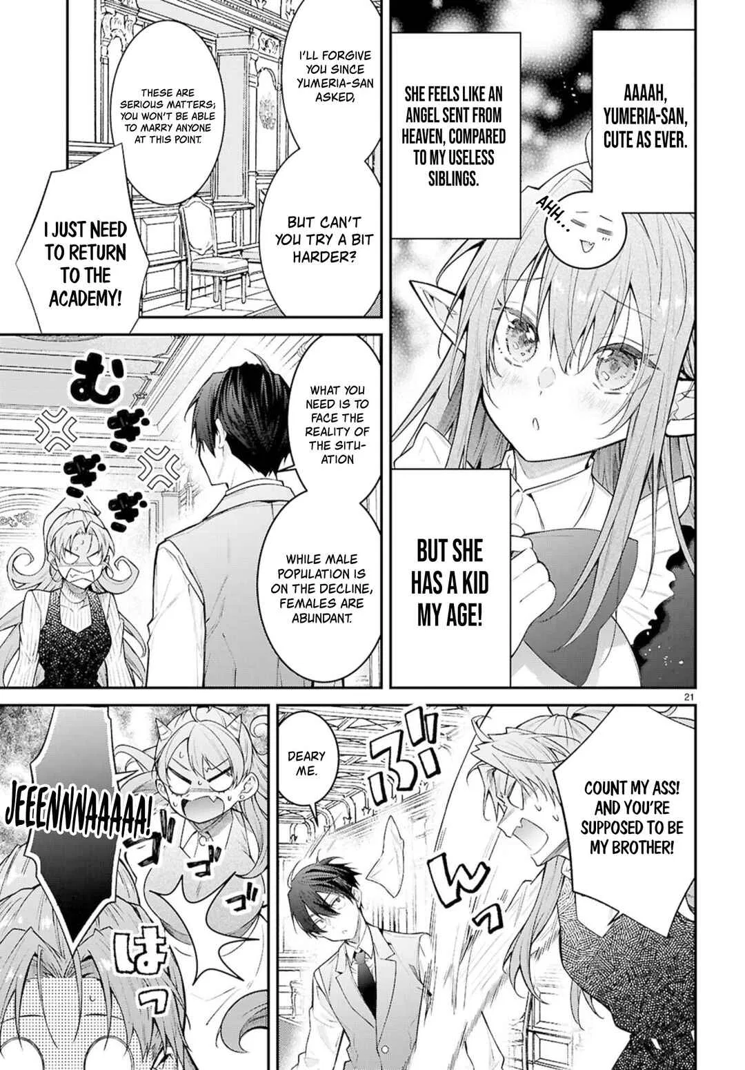 Otomege Sekai wa Mob ni Kibishii Sekai desu Chapter 67 – Page 21