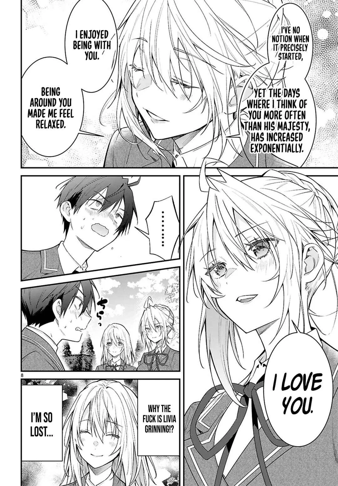 Otomege Sekai wa Mob ni Kibishii Sekai desu Chapter 66 – Page 8