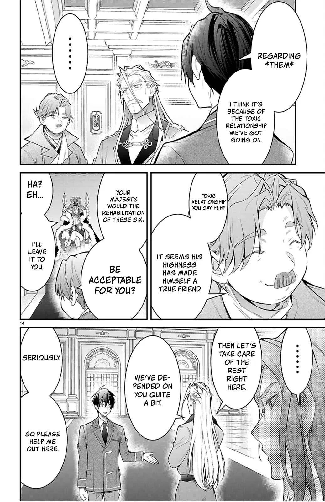 Otomege Sekai wa Mob ni Kibishii Sekai desu Chapter 65 – Page 14