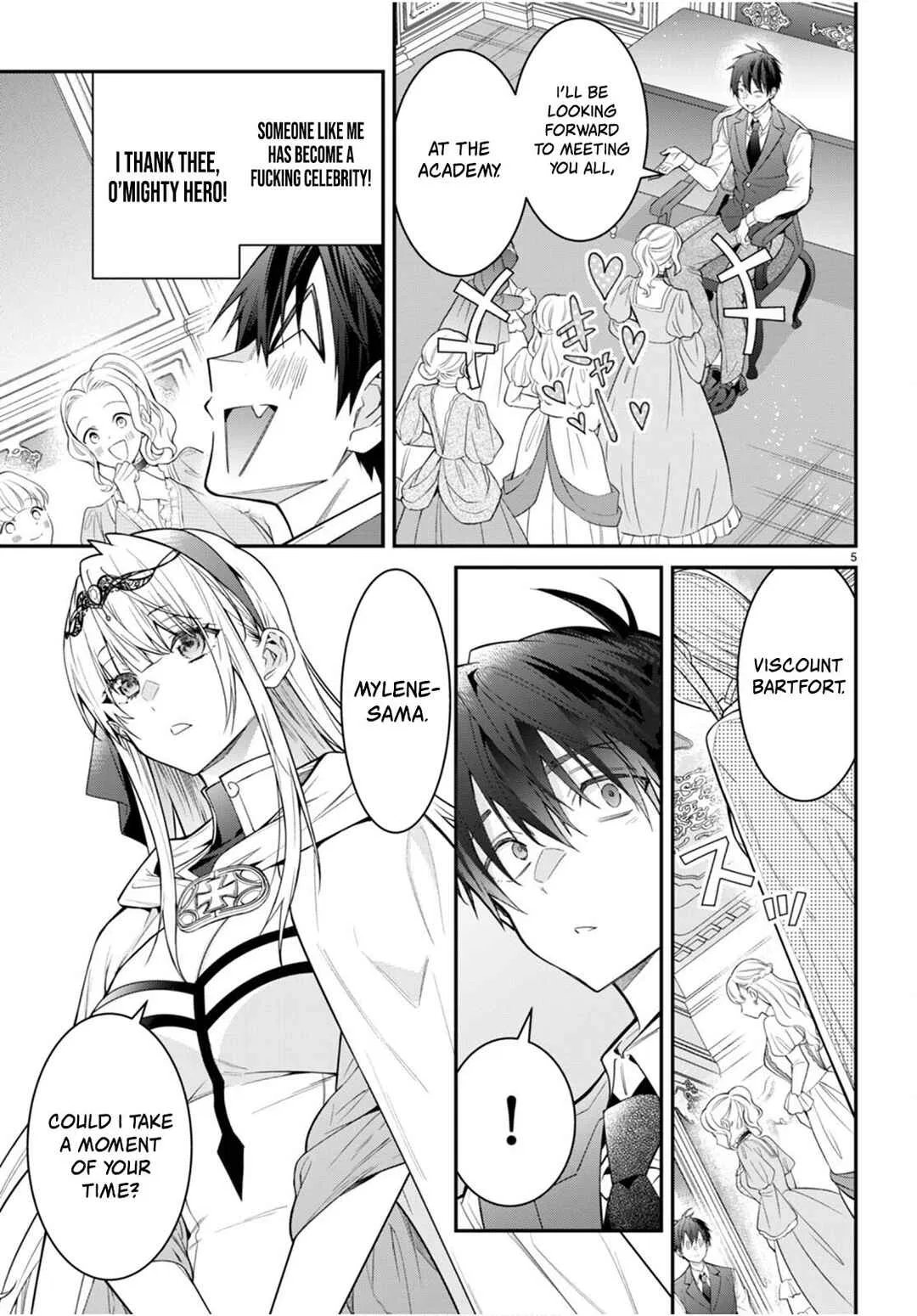 Otomege Sekai wa Mob ni Kibishii Sekai desu Chapter 64 – Page 5