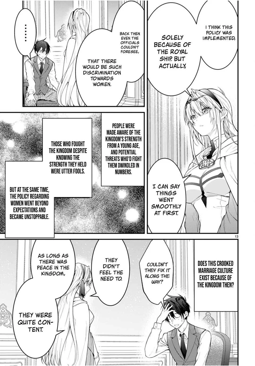 Otomege Sekai wa Mob ni Kibishii Sekai desu Chapter 64 – Page 13