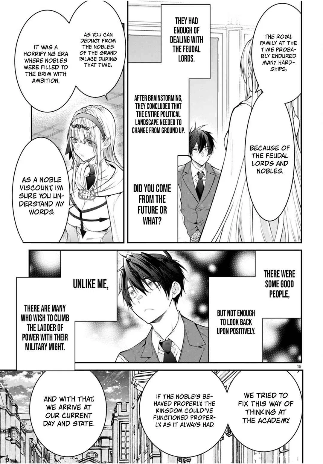 Otomege Sekai wa Mob ni Kibishii Sekai desu Chapter 64 – Page 15