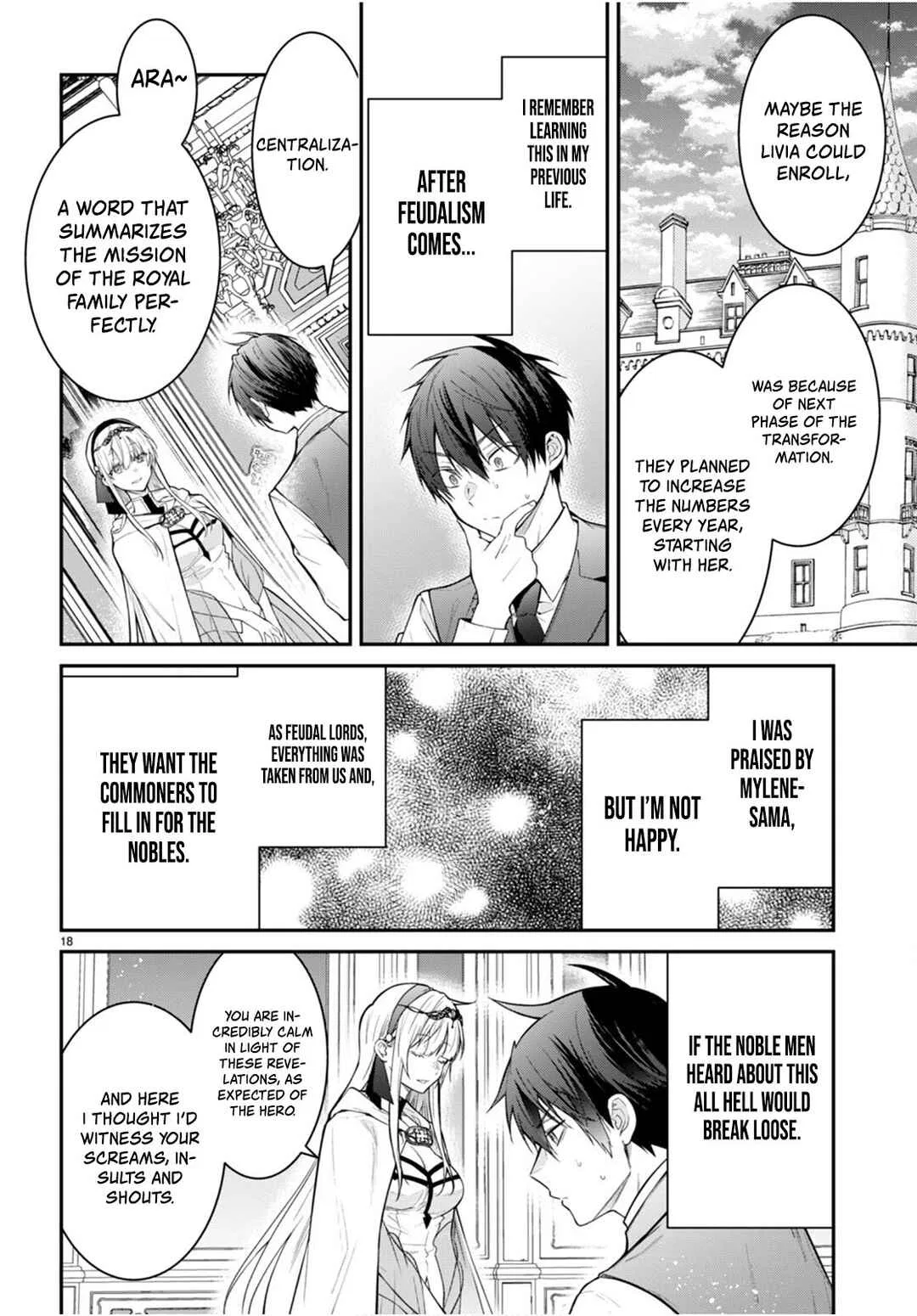 Otomege Sekai wa Mob ni Kibishii Sekai desu Chapter 64 – Page 18