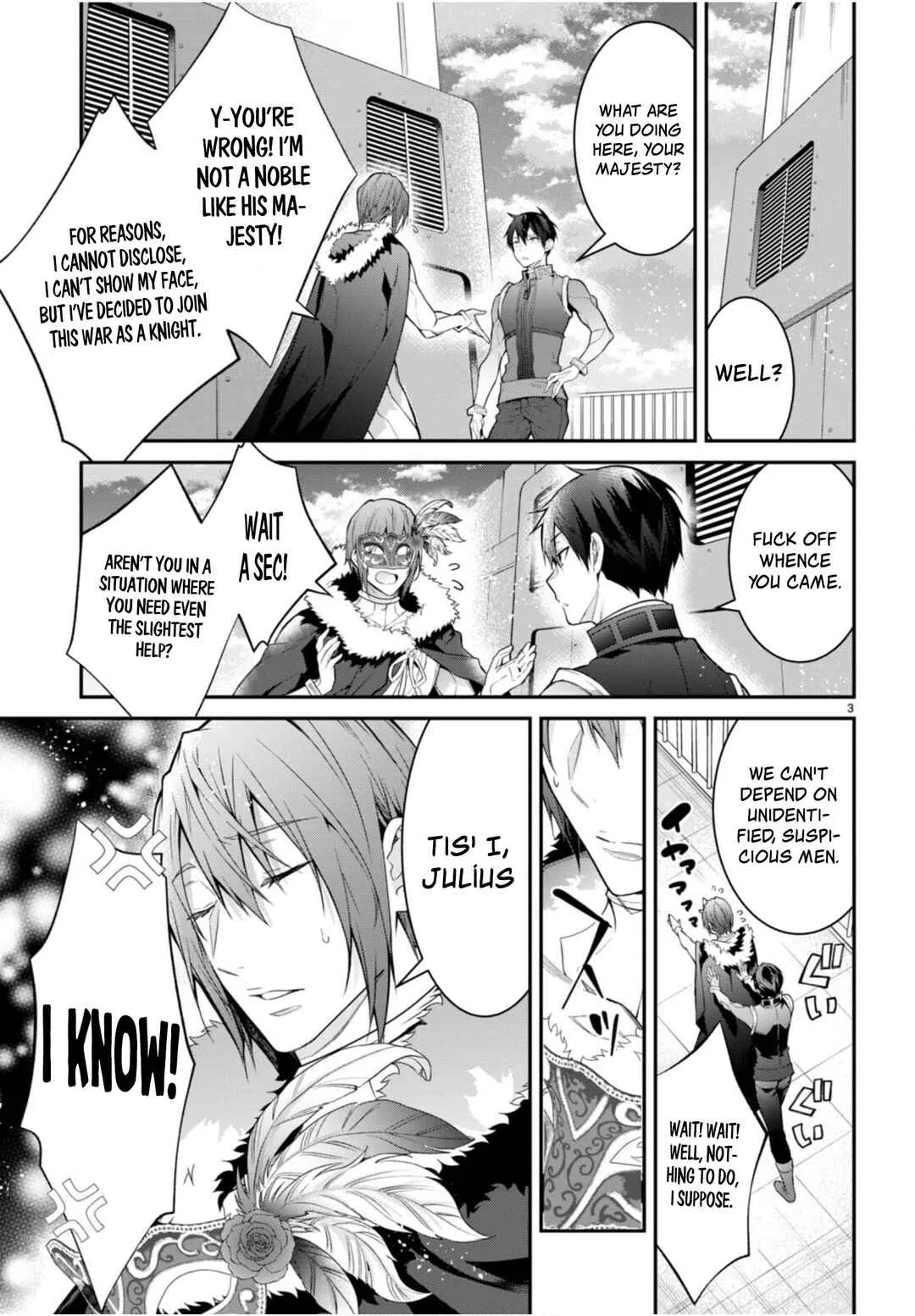 Otomege Sekai wa Mob ni Kibishii Sekai desu Chapter 58 – Page 3