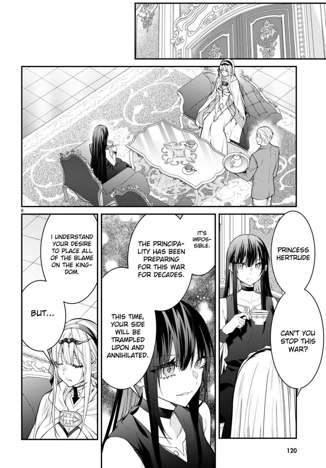 Otomege Sekai wa Mob ni Kibishii Sekai desu Chapter 55 – Page 6