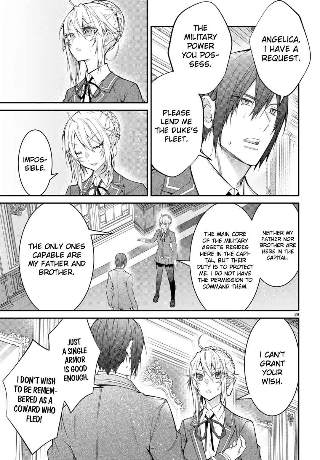 Otomege Sekai wa Mob ni Kibishii Sekai desu Chapter 55 – Page 29