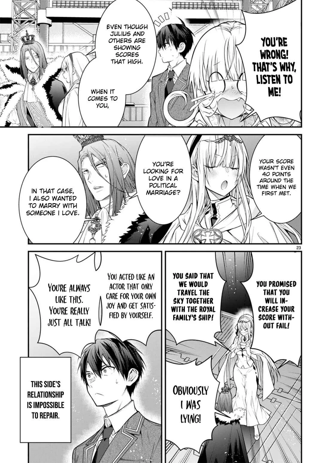 Otomege Sekai wa Mob ni Kibishii Sekai desu Chapter 54 – Page 23