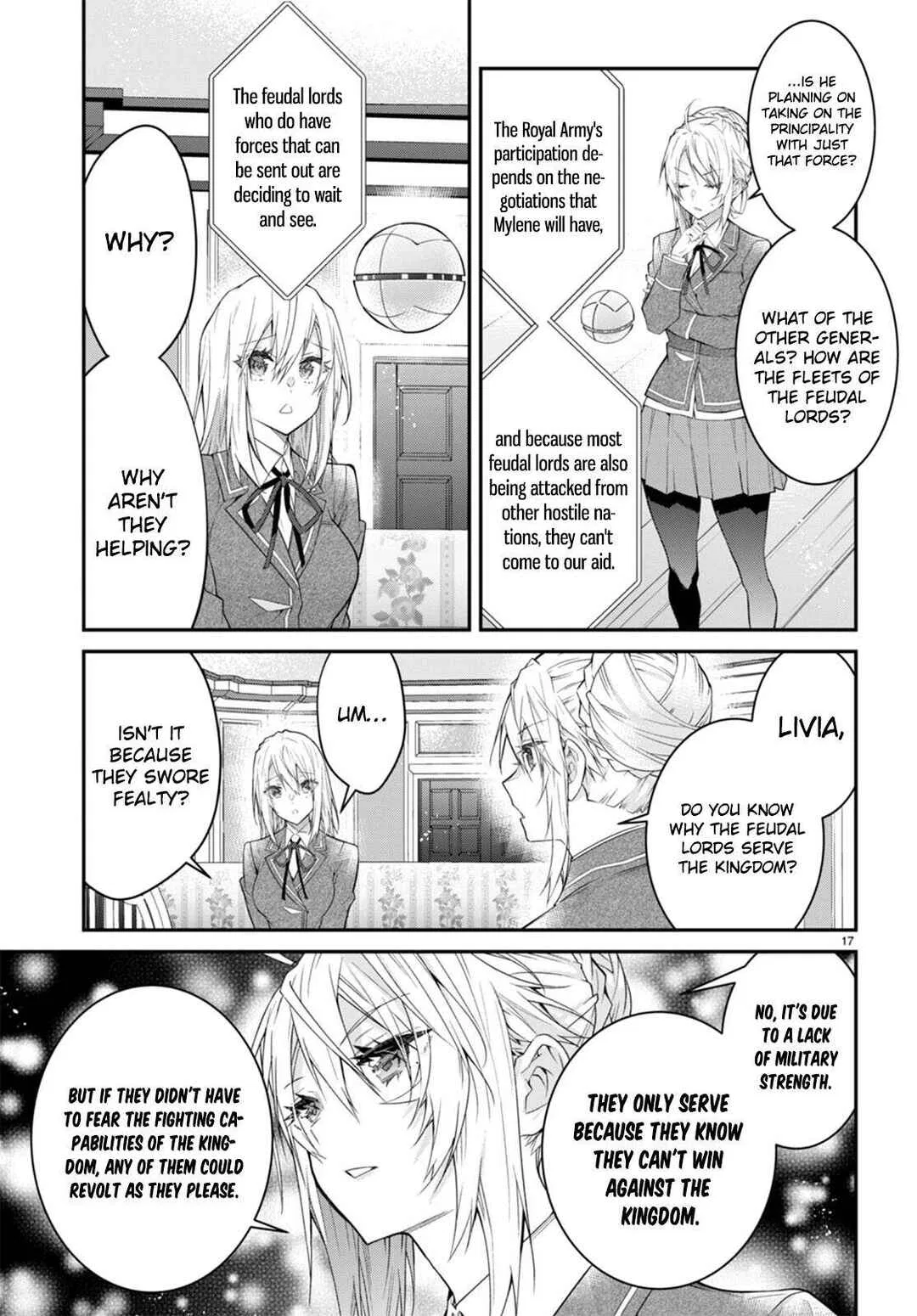 Otomege Sekai wa Mob ni Kibishii Sekai desu Chapter 50 – Page 17