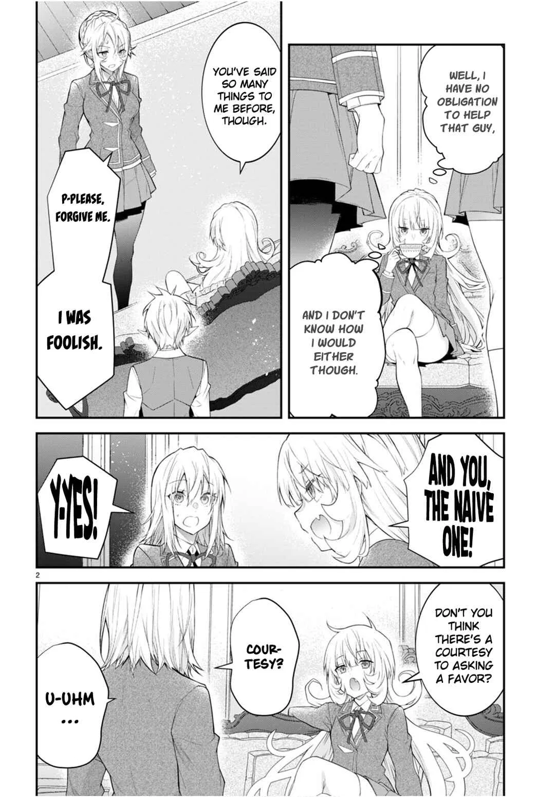 Otomege Sekai wa Mob ni Kibishii Sekai desu Chapter 48 – Page 2