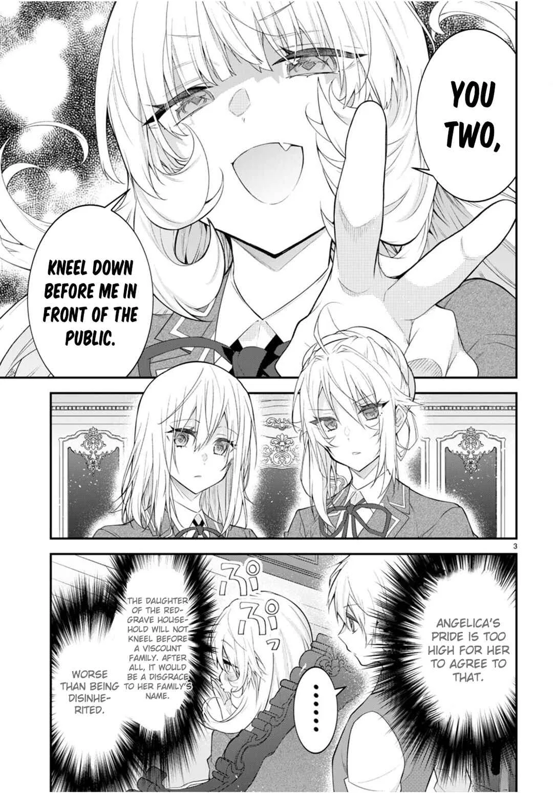 Otomege Sekai wa Mob ni Kibishii Sekai desu Chapter 48 – Page 3