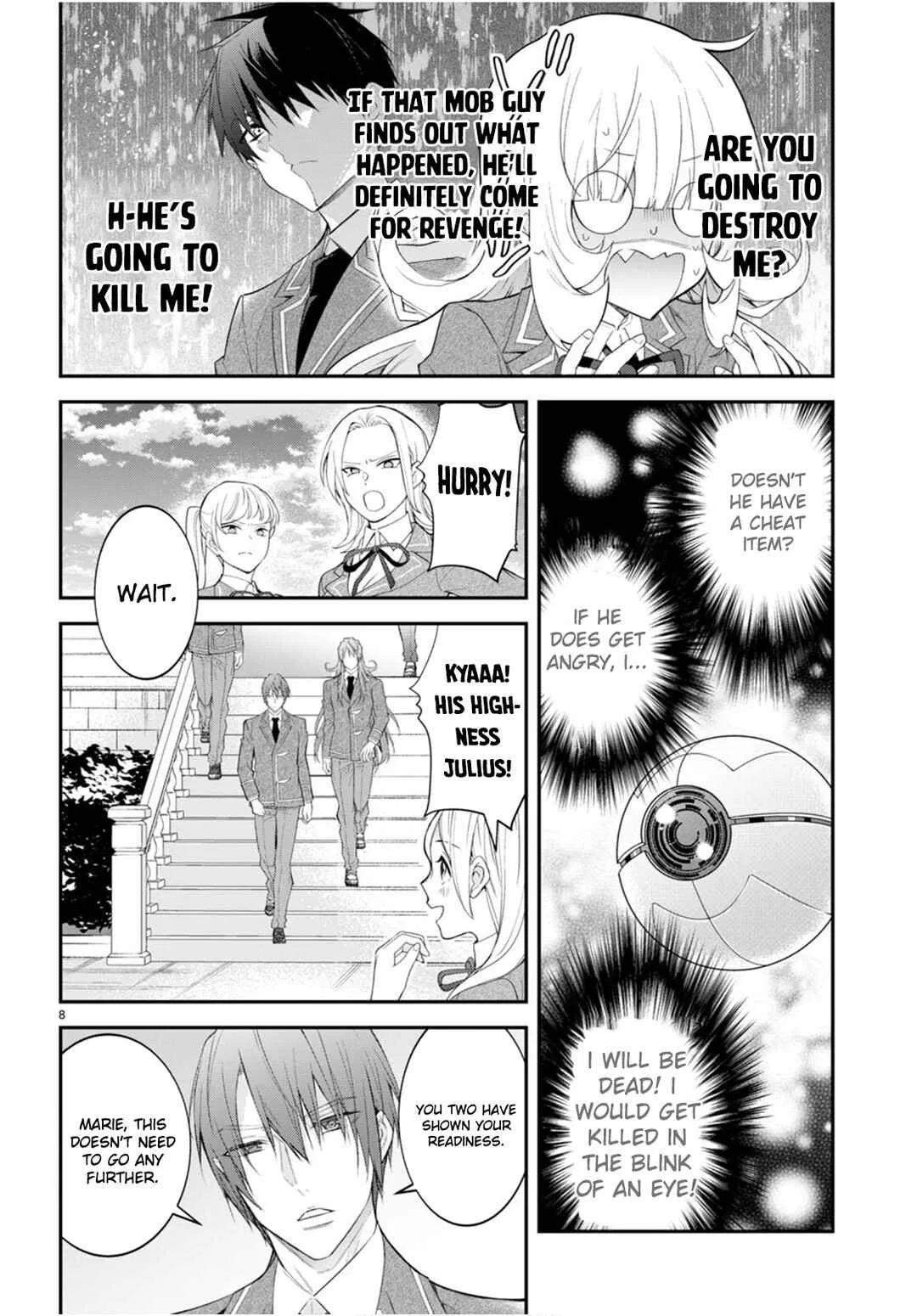 Otomege Sekai wa Mob ni Kibishii Sekai desu Chapter 48 – Page 8