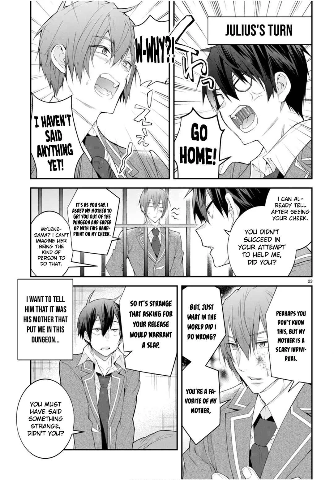 Otomege Sekai wa Mob ni Kibishii Sekai desu Chapter 48 – Page 23
