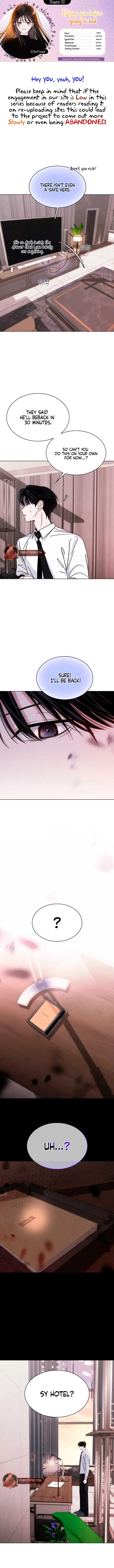 KISSING YOU BEFORE GOING TO BED Chapter 53 – Page 1