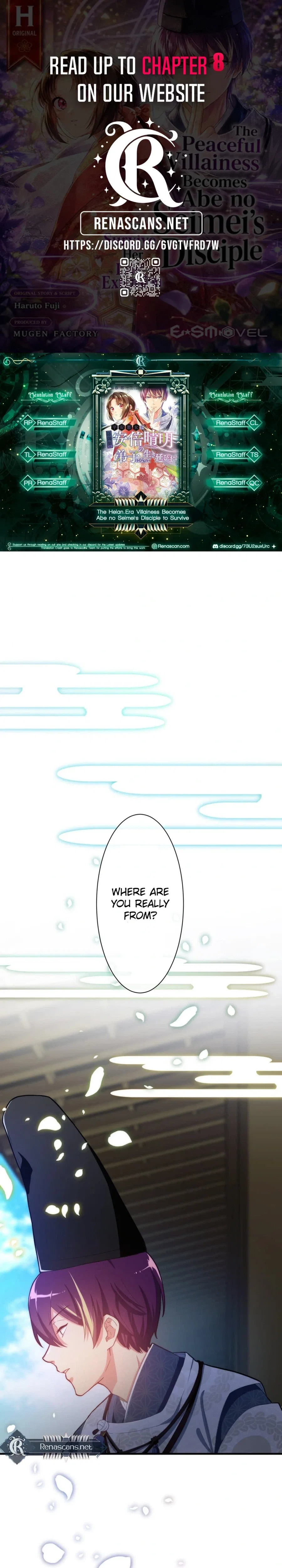 The Heian-Era Villainess Becomes Abe no Seimei’s Disciple to Survive Chapter 2 – Page 2