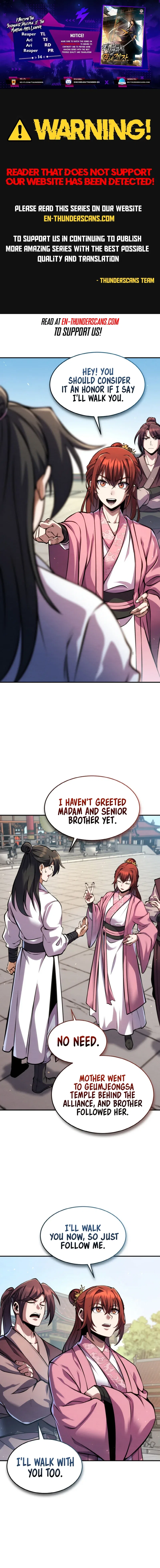 I Became The Youngest Disciple of The Mount Hua Sect Chapter 14 – Page 1
