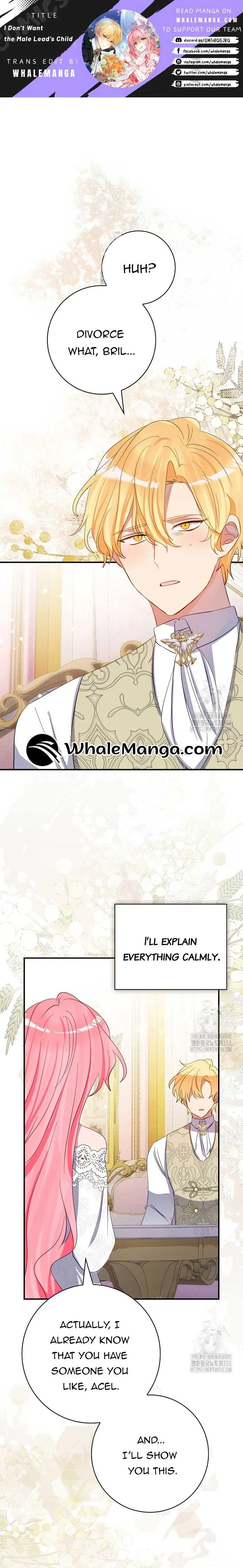 I Don’t Want the Male Lead’s Child Chapter 27 – Page 1