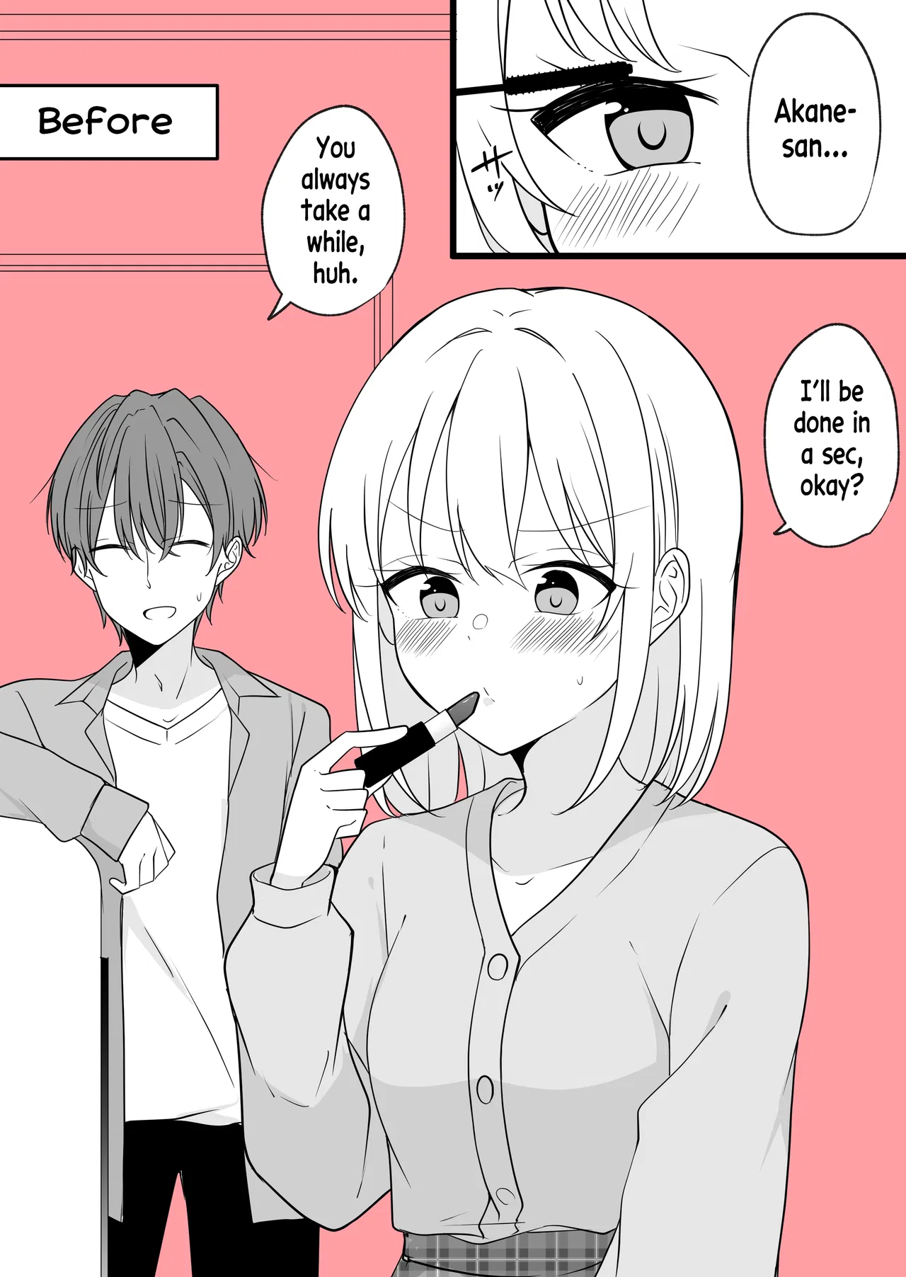 Aru Hi Kareshi ga Onnanoko ni Natteshimatta Couple no Nichijou Chapter 40 – Page 1