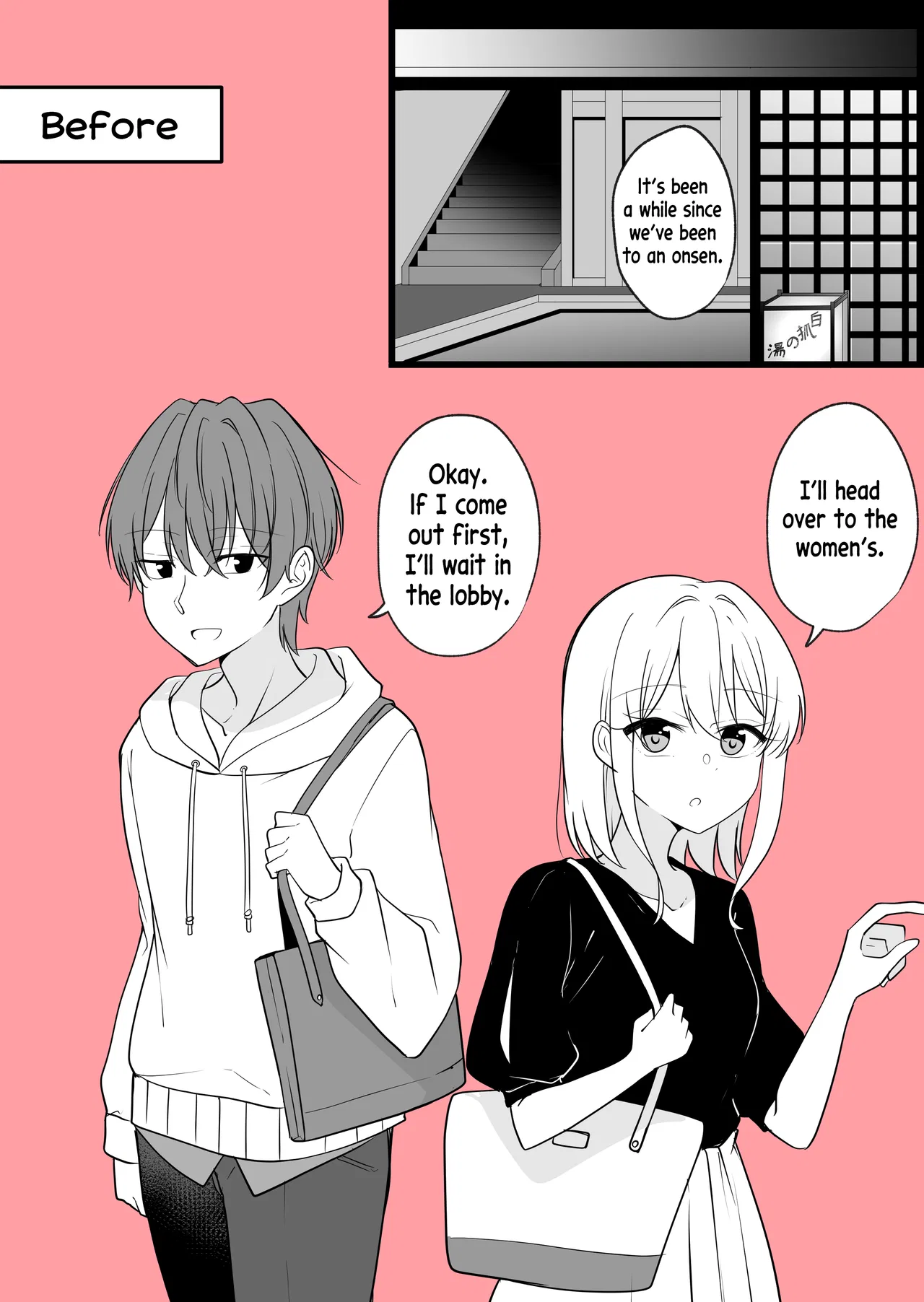 Aru Hi Kareshi ga Onnanoko ni Natteshimatta Couple no Nichijou Chapter 37 – Page 1