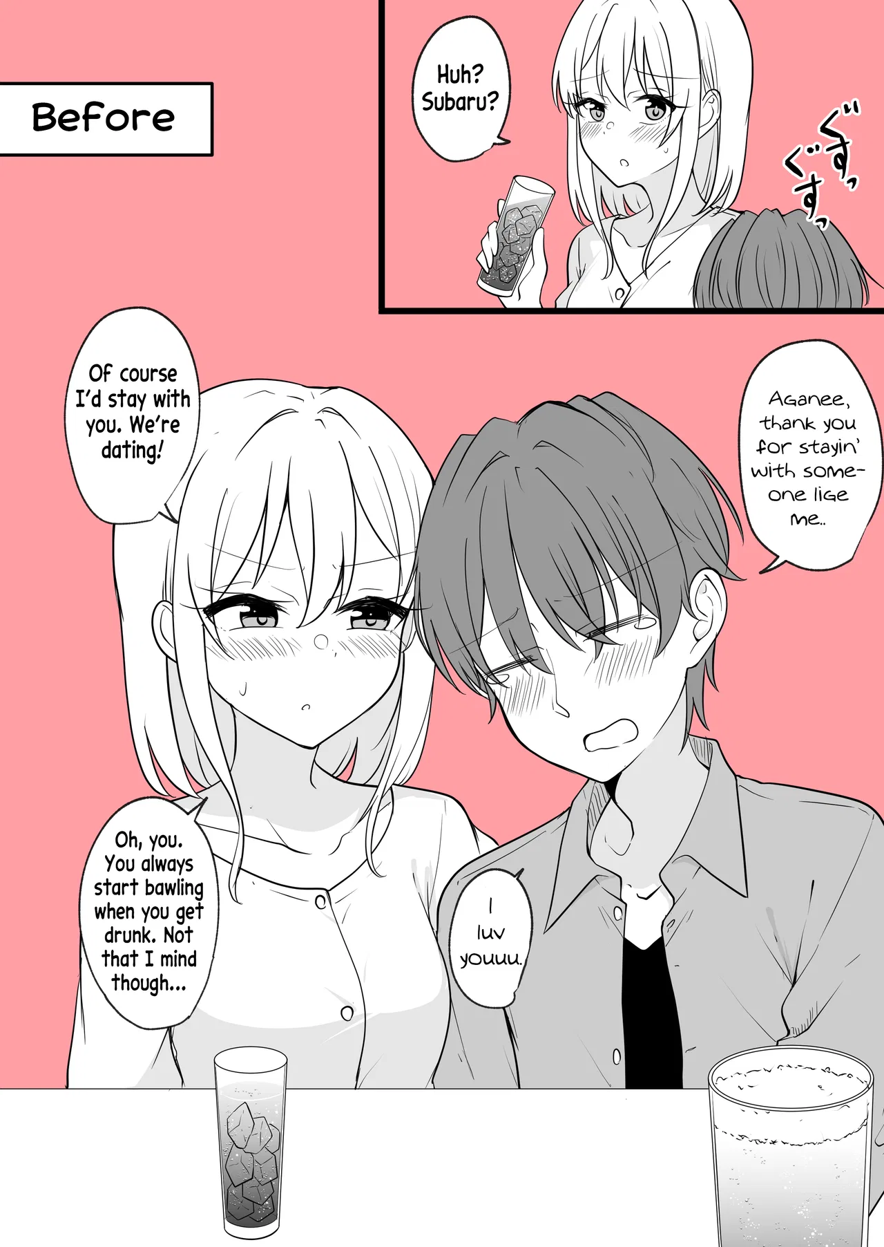 Aru Hi Kareshi ga Onnanoko ni Natteshimatta Couple no Nichijou Chapter 36 – Page 1