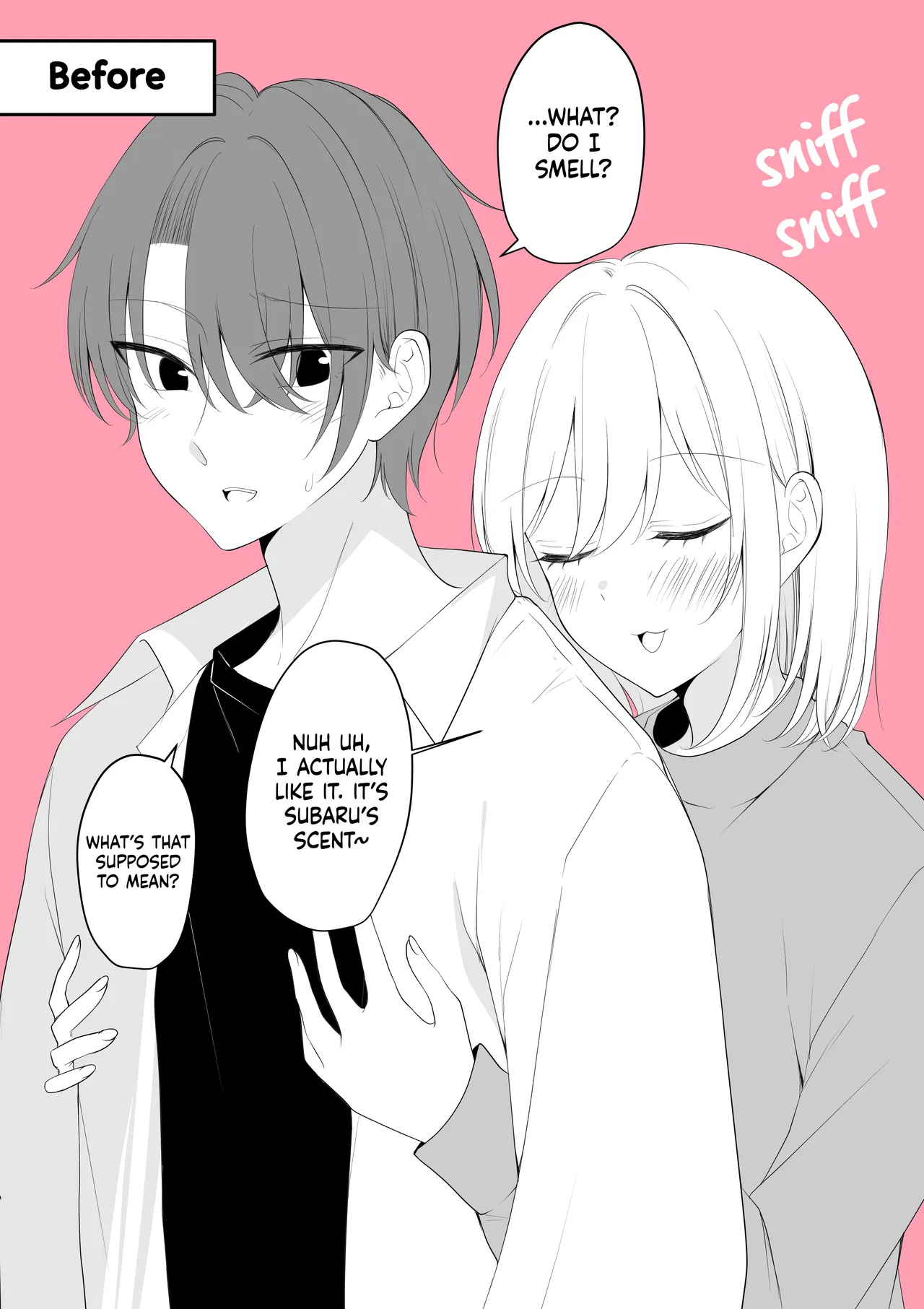 Aru Hi Kareshi ga Onnanoko ni Natteshimatta Couple no Nichijou Chapter 54 – Page 1