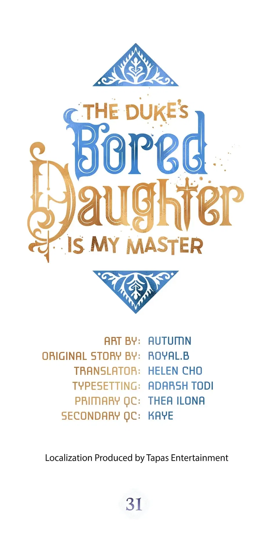 The Duke’s Bored Daughter is My Master Chapter 31 – Page 10