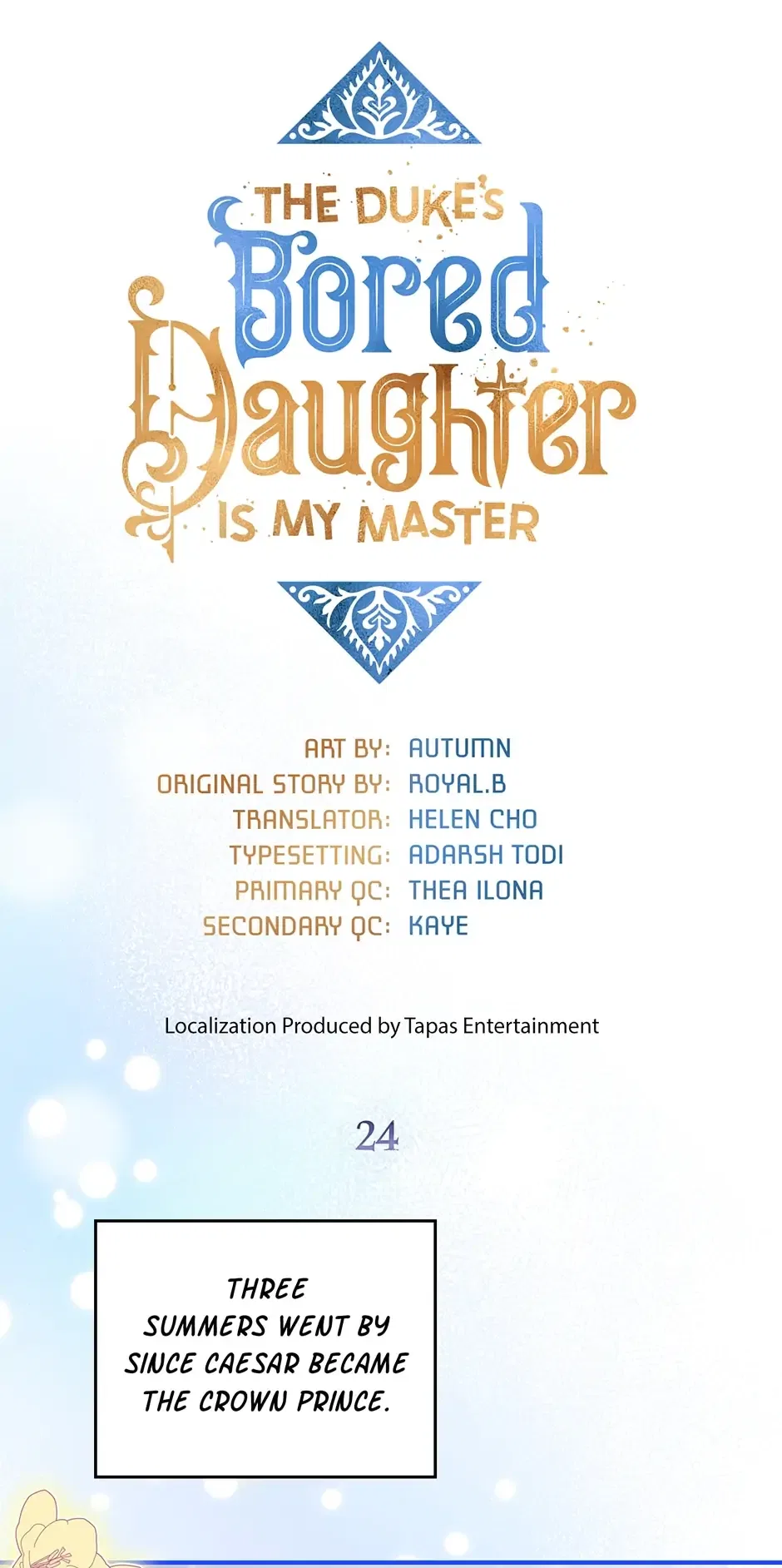 The Duke’s Bored Daughter is My Master Chapter 24 – Page 2