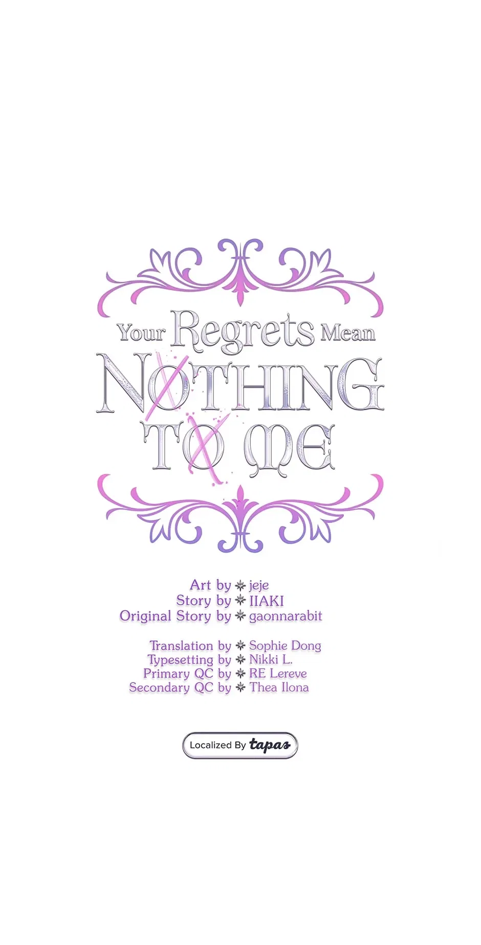 Your Regrets Mean Nothing to Me Chapter 99 – Page 6