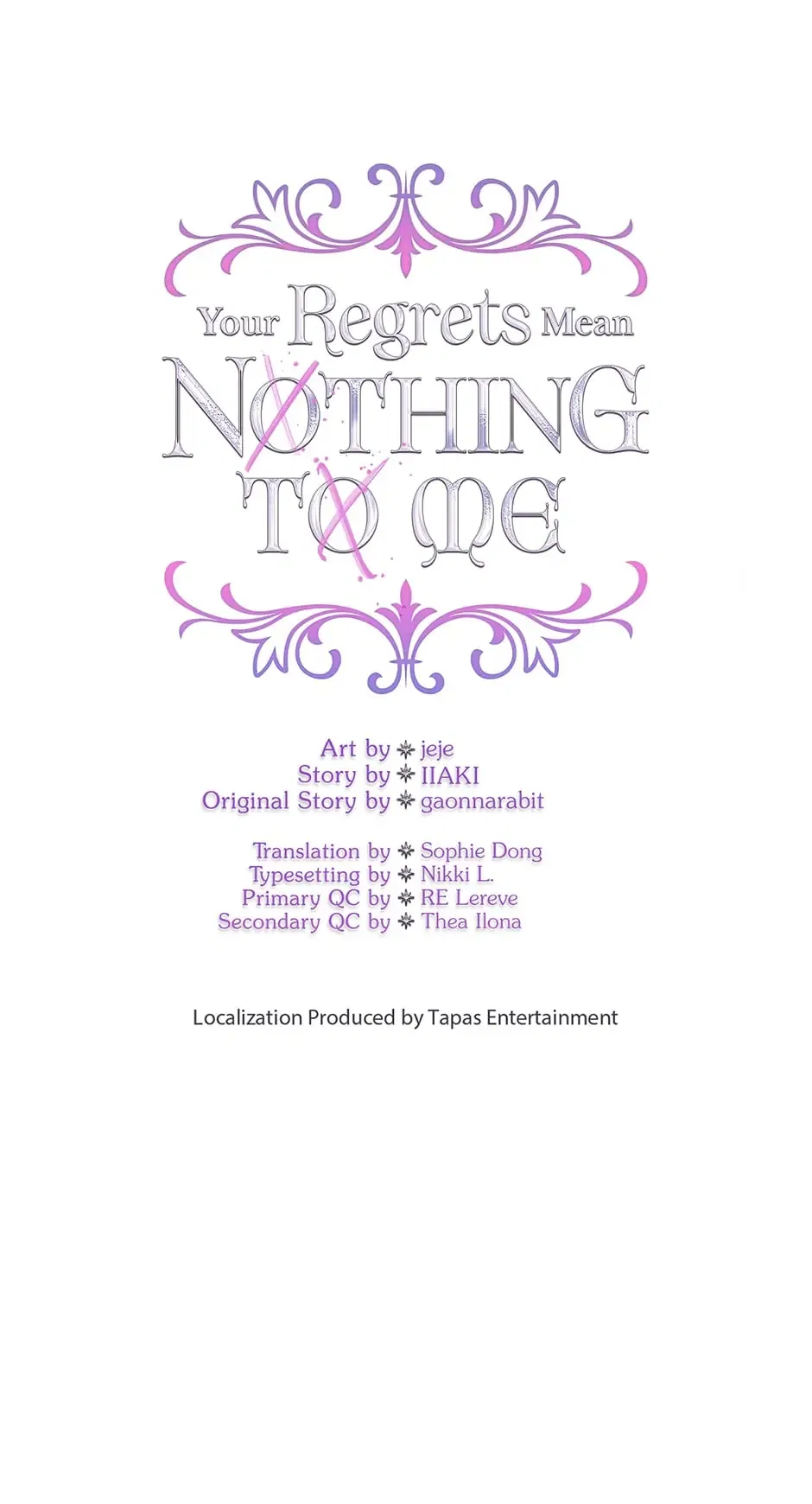 Your Regrets Mean Nothing to Me Chapter 89 – Page 38