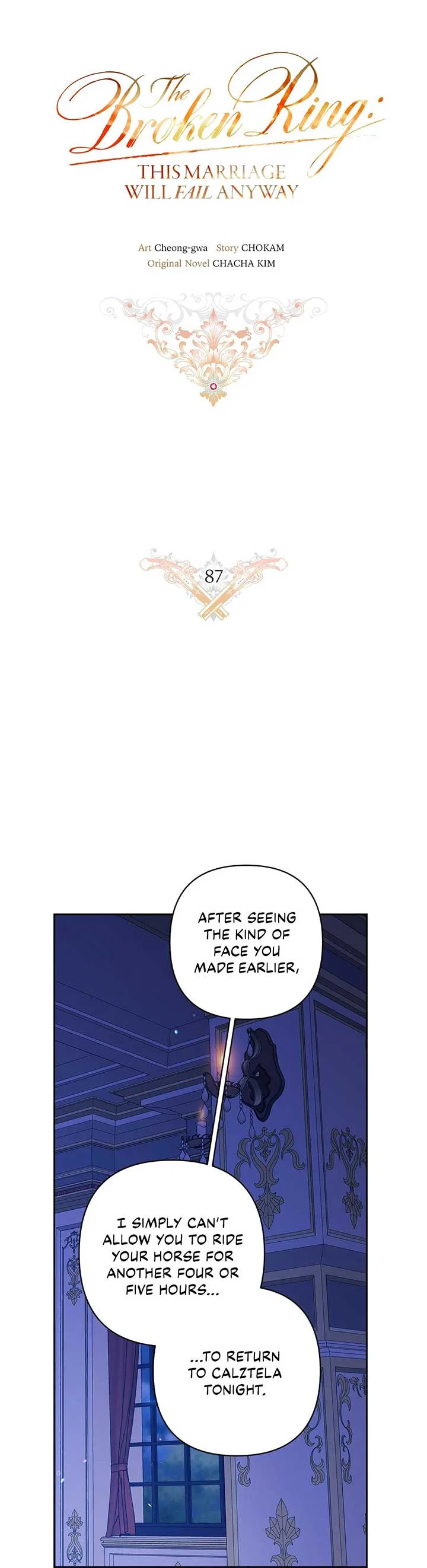 The Broken Ring : This Marriage Will Fail Anyway Chapter 87 – Page 4