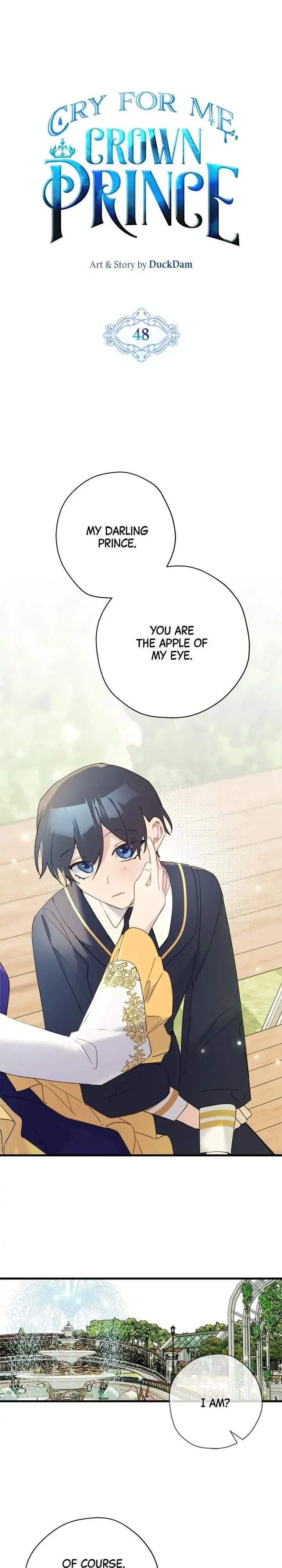 Please Cry, Crown Prince Chapter 48 – Page 1