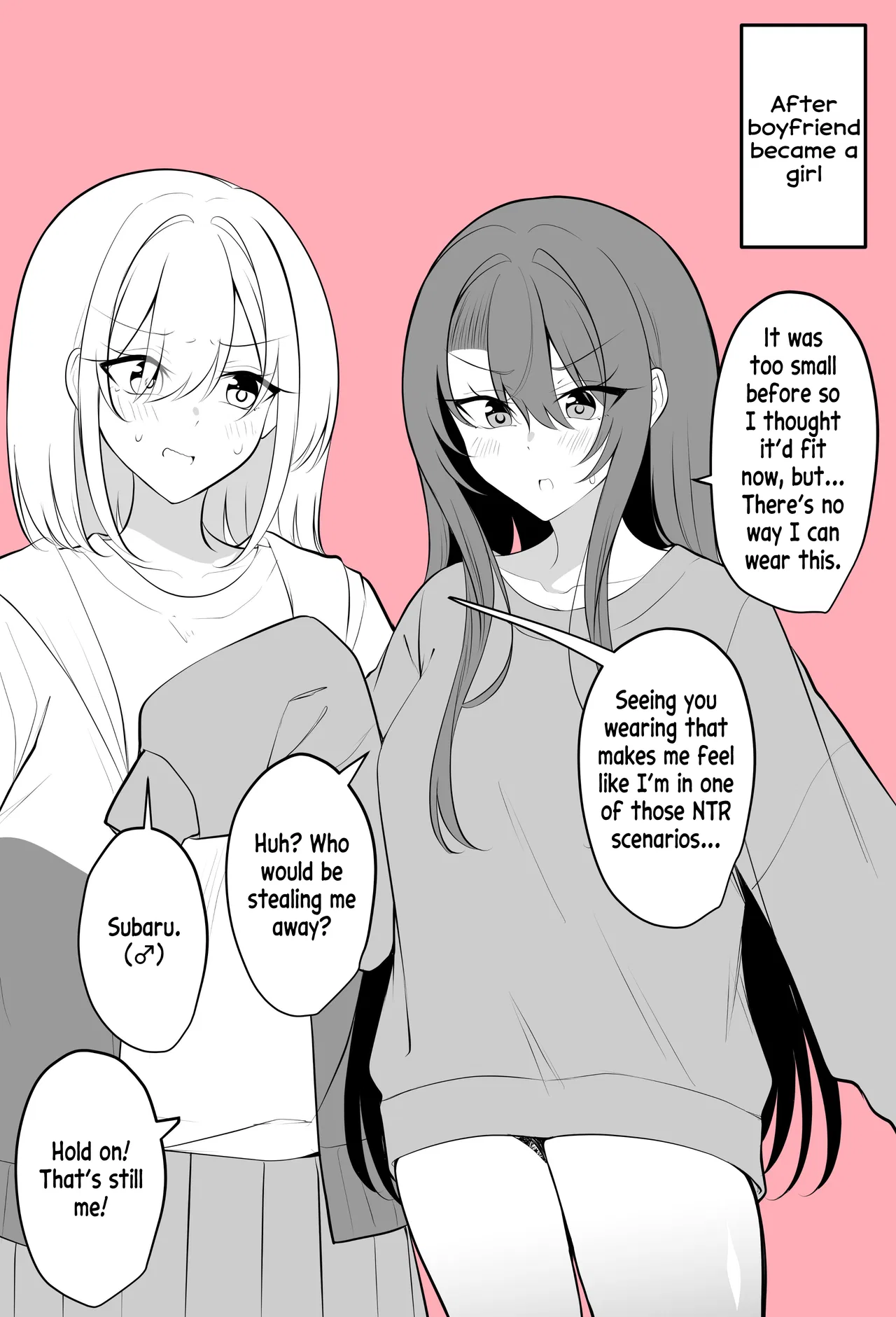Aru Hi Kareshi ga Onnanoko ni Natteshimatta Couple no Nichijou Chapter 64 – Page 2