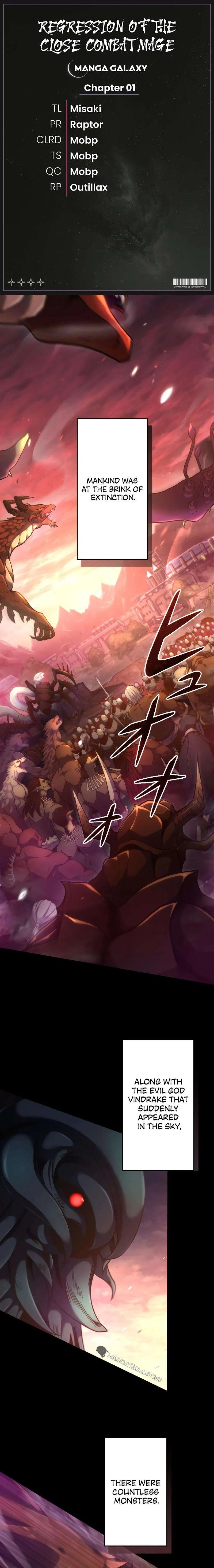 Regression of the Close Combat Mage Chapter 1 – Page 1