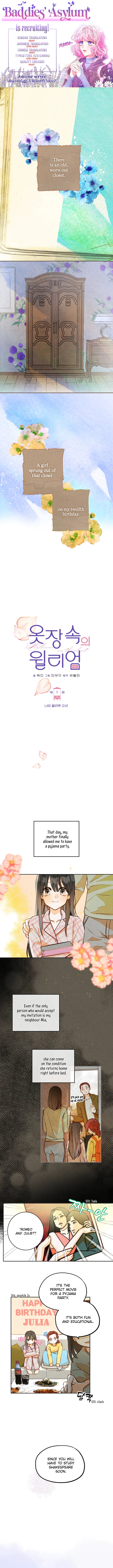 William of the Wardrobe Chapter 1 – Page 1
