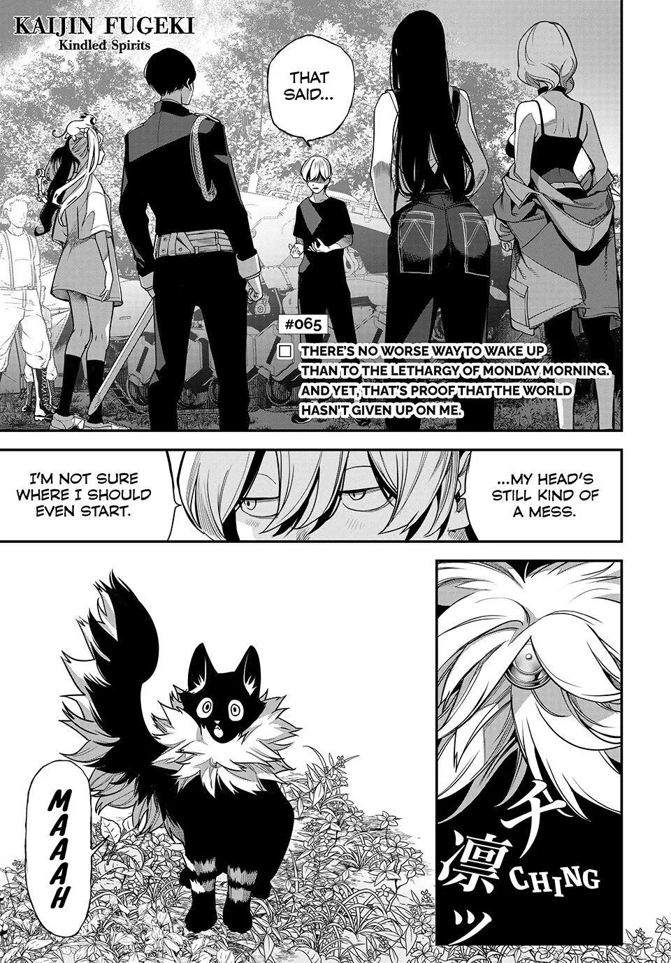 Kaijin Fugeki: Kindled Spirits Chapter 65 – Page 1